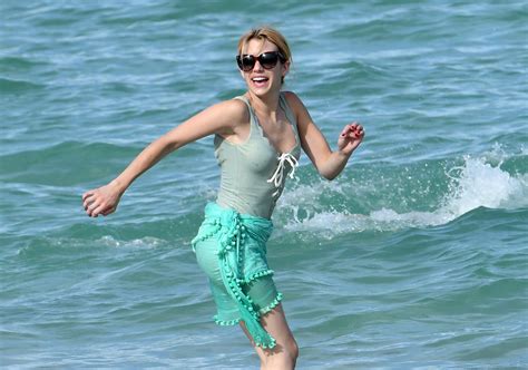 emma roberts green bikini|emma roberts swimsuit.